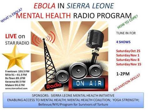 Ebola - Mental Health Program